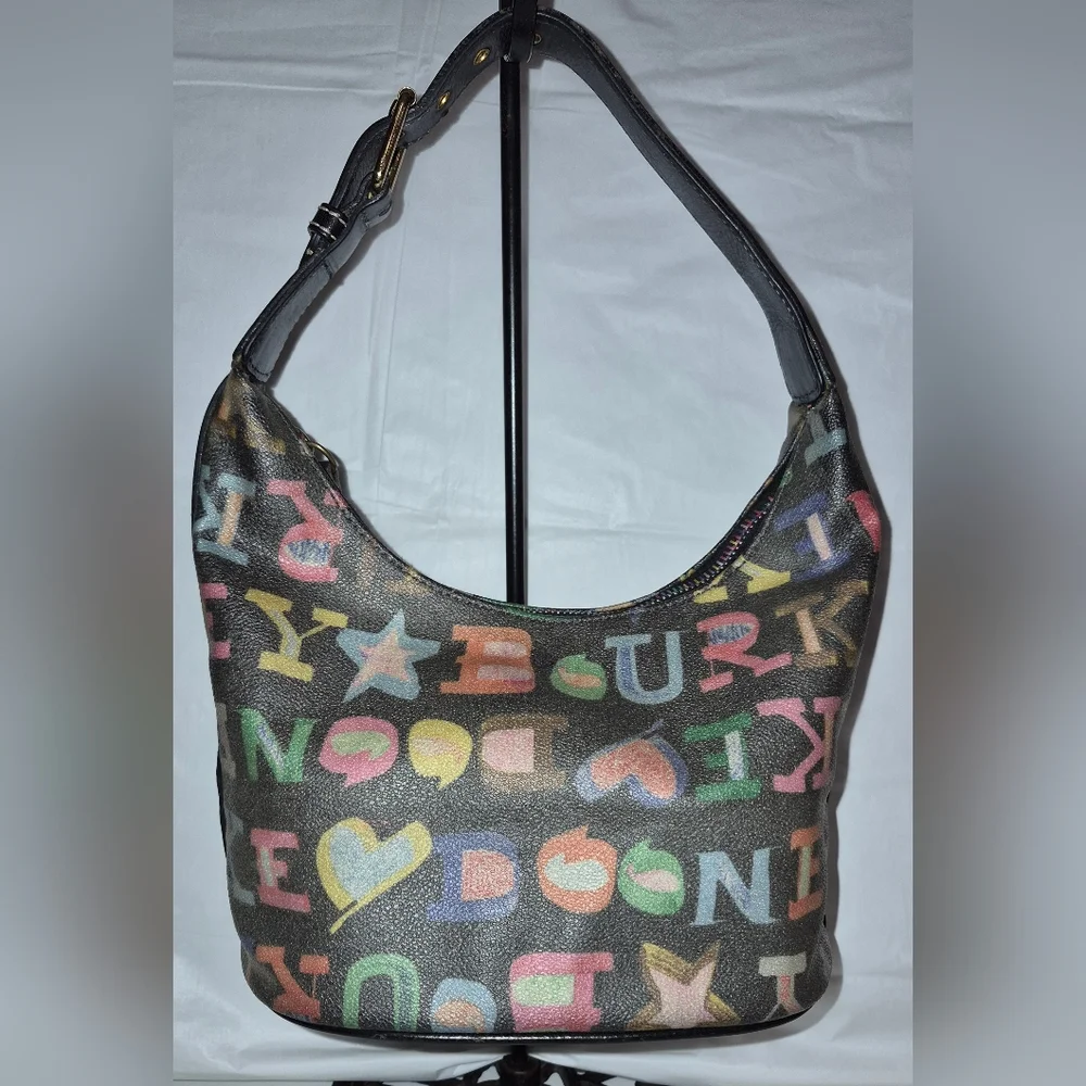 Vintage Y2k Dooney & Bourke Multicolor Hobo Bag